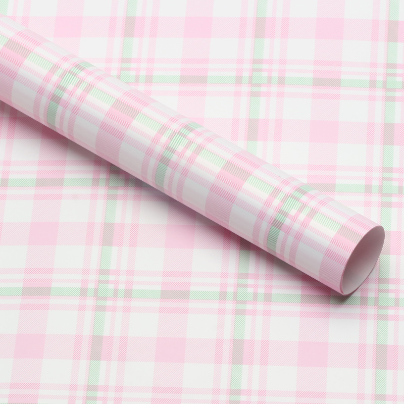 Huaxi estriado de dos colores engrosado papel de embalaje de flores de verano fresco ramo de flores rosas material de papel de embalaje