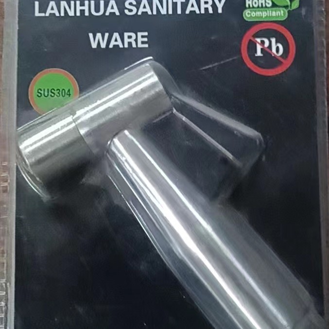 304 de acero inoxidable limpiador de inodoro PISTOLA DE PULVERIZACIÓN traje Booster boquilla de baño cuerpo limpieza Punch-inodoro libre de descarga