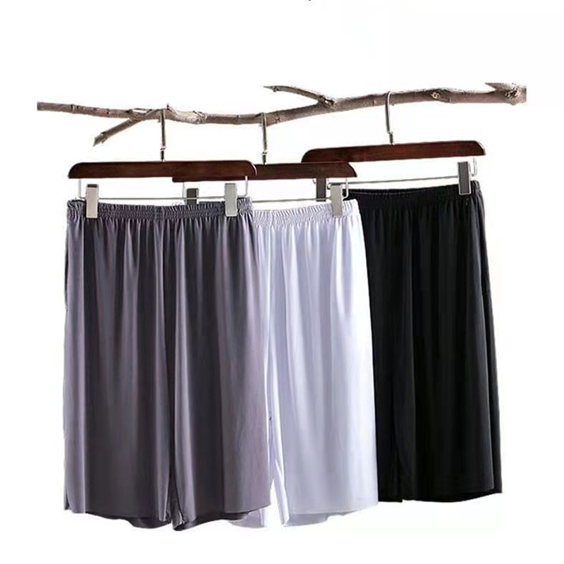 Men's Ice Silk Shorts Boys Summer Home Pajama Pants Sports Casual Black Men's Summer Quick-drying Beach Pants Men's Ice Silk Shorts Boys Summer Home Pajama Pants Sports Casual Black Men's Summer Quick-drying Beach Pants
