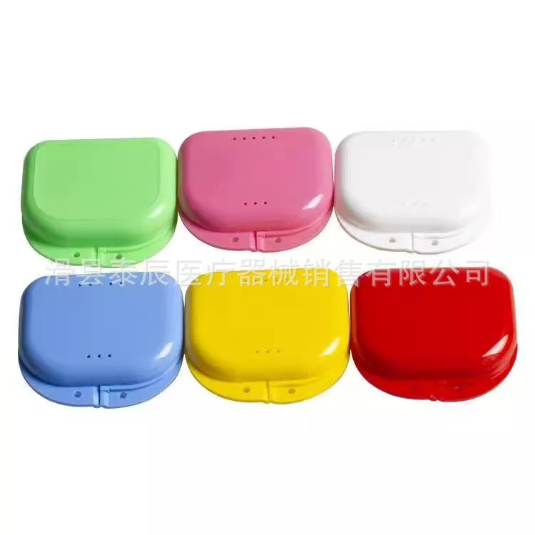 Пластиковые невидимые брекеты коробка для хранения портативная коробка для хранения зубов