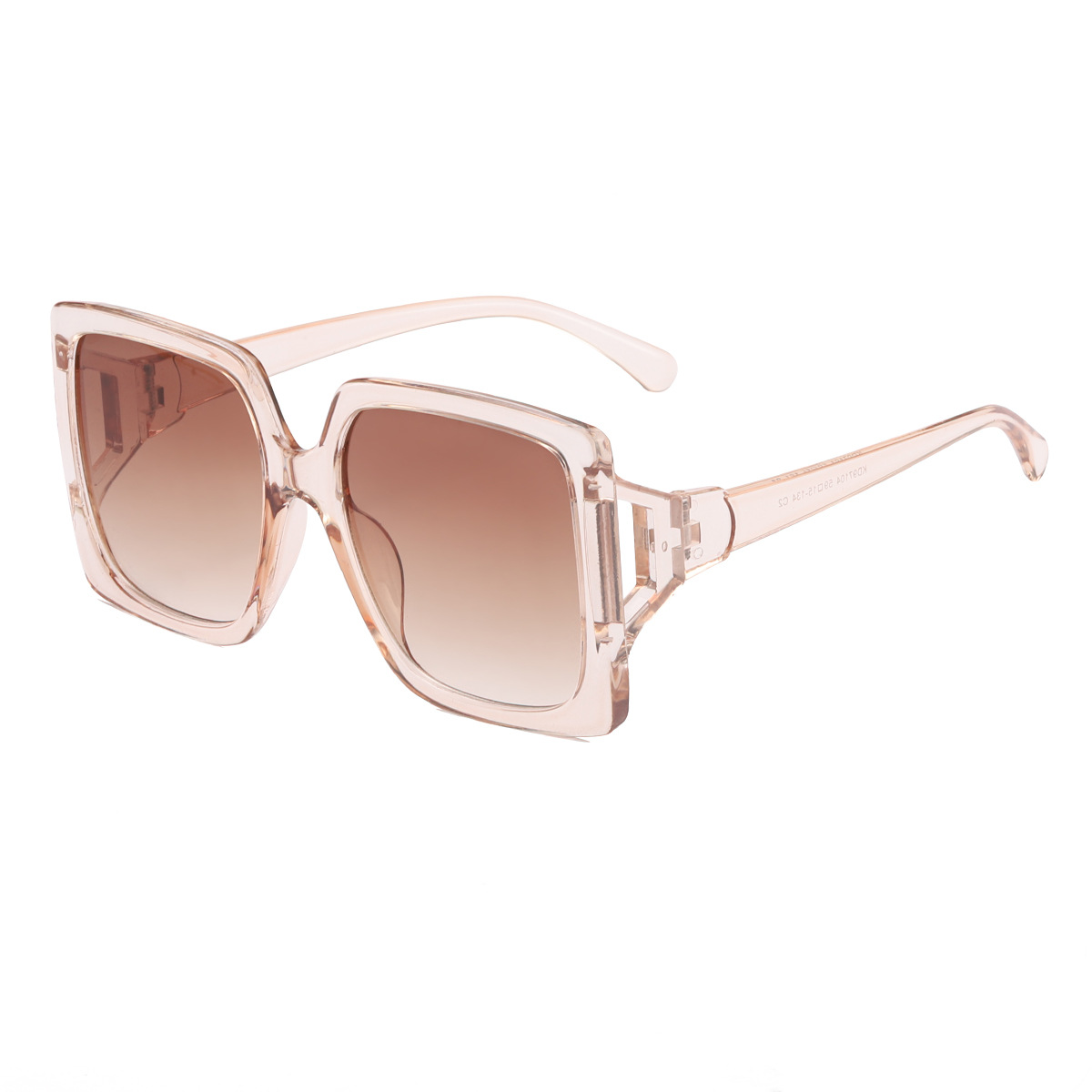 2022 nueva moda europea y americana gafas de sol cuadradas color de jalea gafas de sol huecas ins gafas de sol de moda transfronterizas