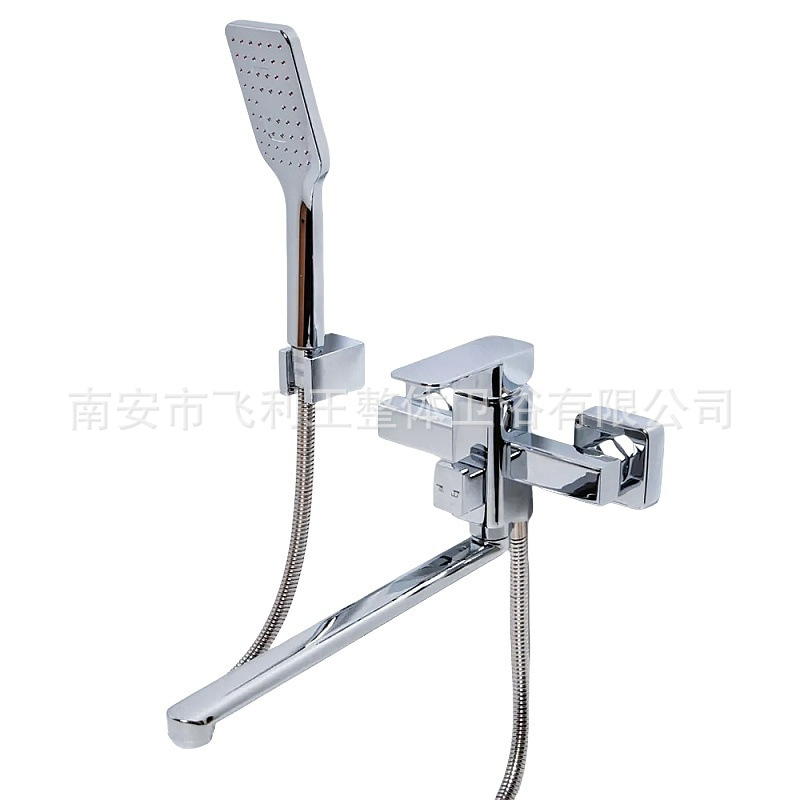 Square wall-mounted hot and cold bathtubs, bathroom shower heads, shower sets, extended pipe faucets for export to Russia and Central Asia undefined