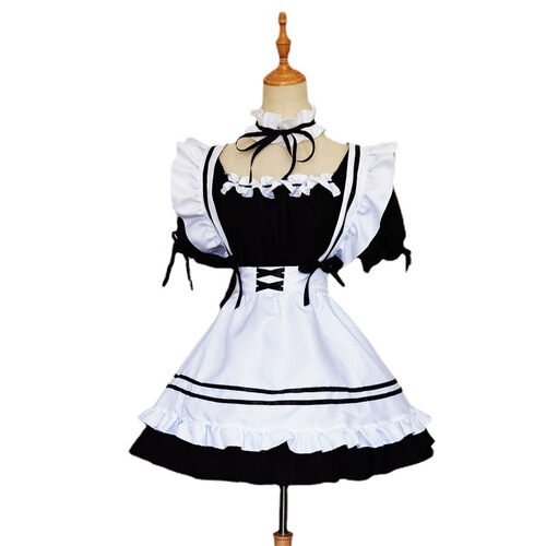 Miracle Nuannuan Travels Around the World Red Wine Sweetheart Maid Costume Lolita Cute Maid Costume Cosplay Mobile Game