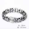 Retro jewelry, bracelet stainless steel, simple and elegant design, punk style