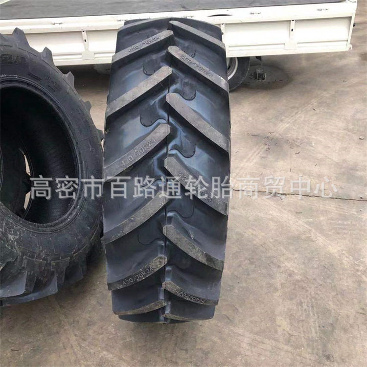 批发徐州甲字420/70R24大马力拖拉机轮胎420/70R24全钢子午线轮胎