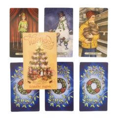 新款 12x7cm聖誕節塔羅Yuletide Tarot 跨境熱門桌遊英文卡牌