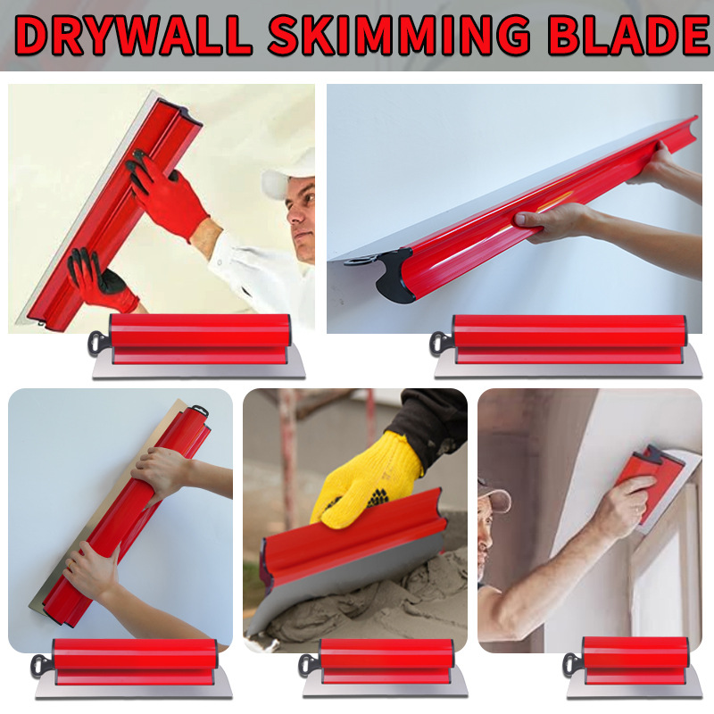 Raspador de acero inoxidable, raspador de masilla, cuchillo gris, herramienta de nivelación, raspador de pared, artefacto de yeso