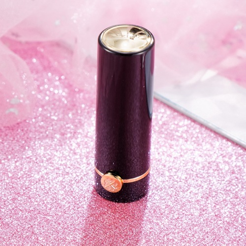 Lipstick tube empty gold top piece lipstick empty tube gold waist strap with flowers round lipstick lip balm tube wholesale