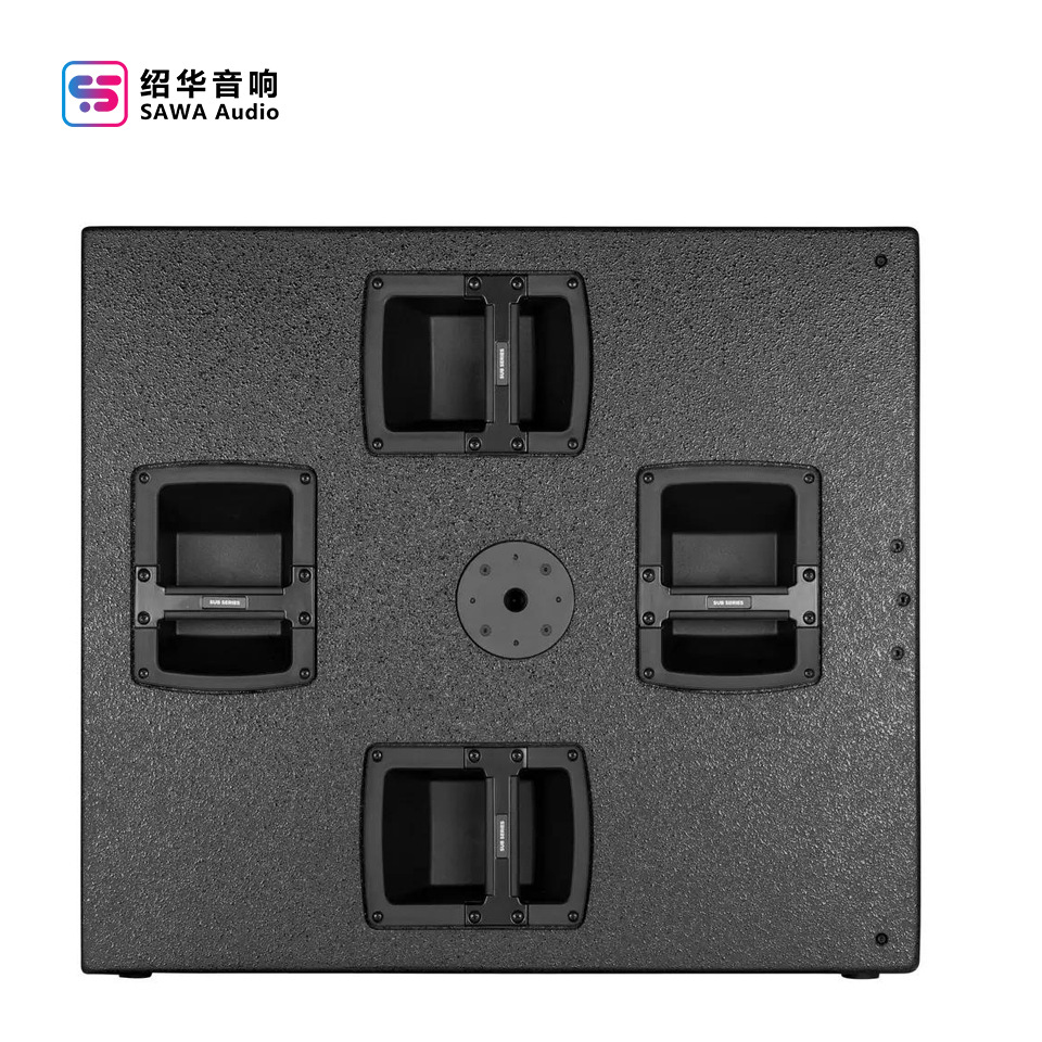 Altavoces profesionales de arreglo lineal duales de 21 pulgadas para presentaciones en escenarios al aire libre, subwoofer profesional, frecuencia ultrabaja, audio de alta potencia.