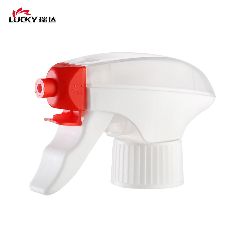 新款批发28牙手扣式喷雾头厨房油污清洁锁扣塑料喷枪全塑泡沫喷头