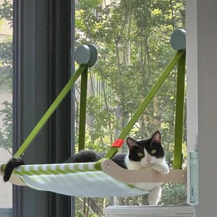 Cat Climbing Frame, No-Drill Glass Suction Cup Cat Hammock, Balcony Windowsill Sunbathing Artifact, Hanging Cat Bed, Cat Nest