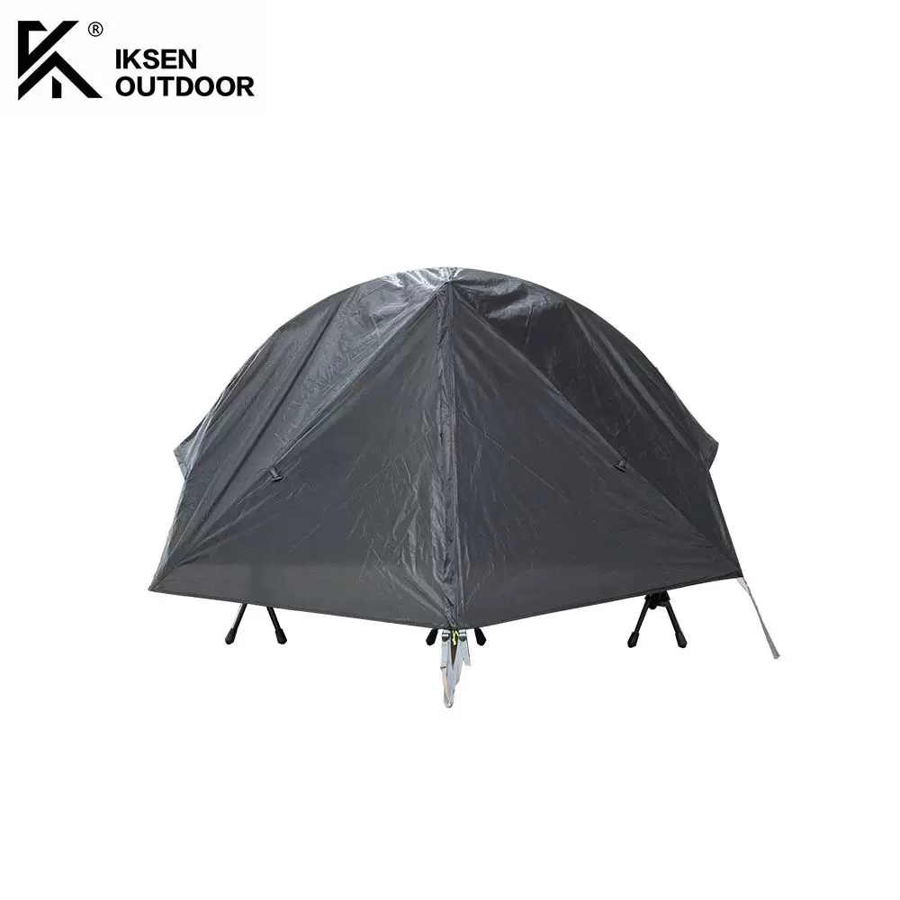 厂家直供户外双人帐篷防暴雨离地防晒野营必备钓鱼便携式单人帐篷