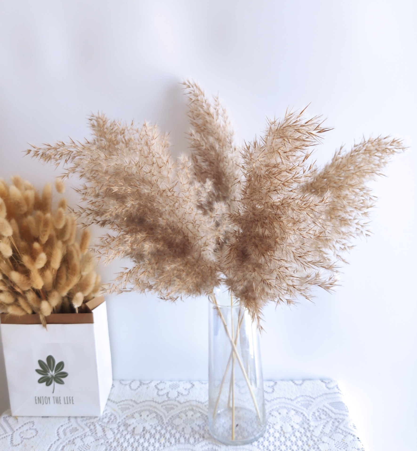 Dried flowers reed pampas flowers Sen-se...