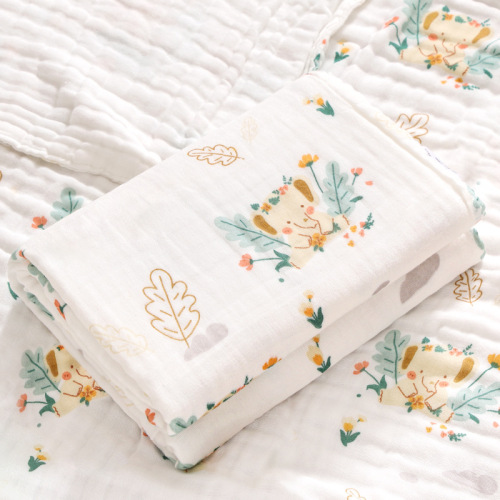 Baby bath towel, cotton six-layer gauze, baby supplies, newborn child blanket, newborn blanket, one piece drop shipping