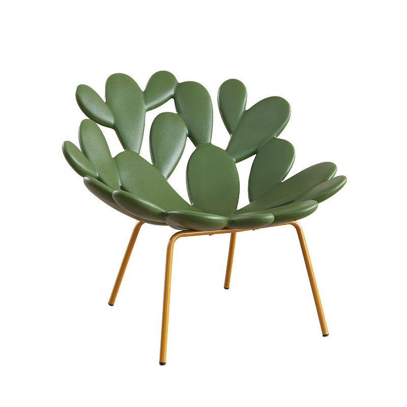 Nórdico moderno de lujo diseño creativo silla de cactus sala de estar balcón silla de ocio artística al por mayor transfronteriza