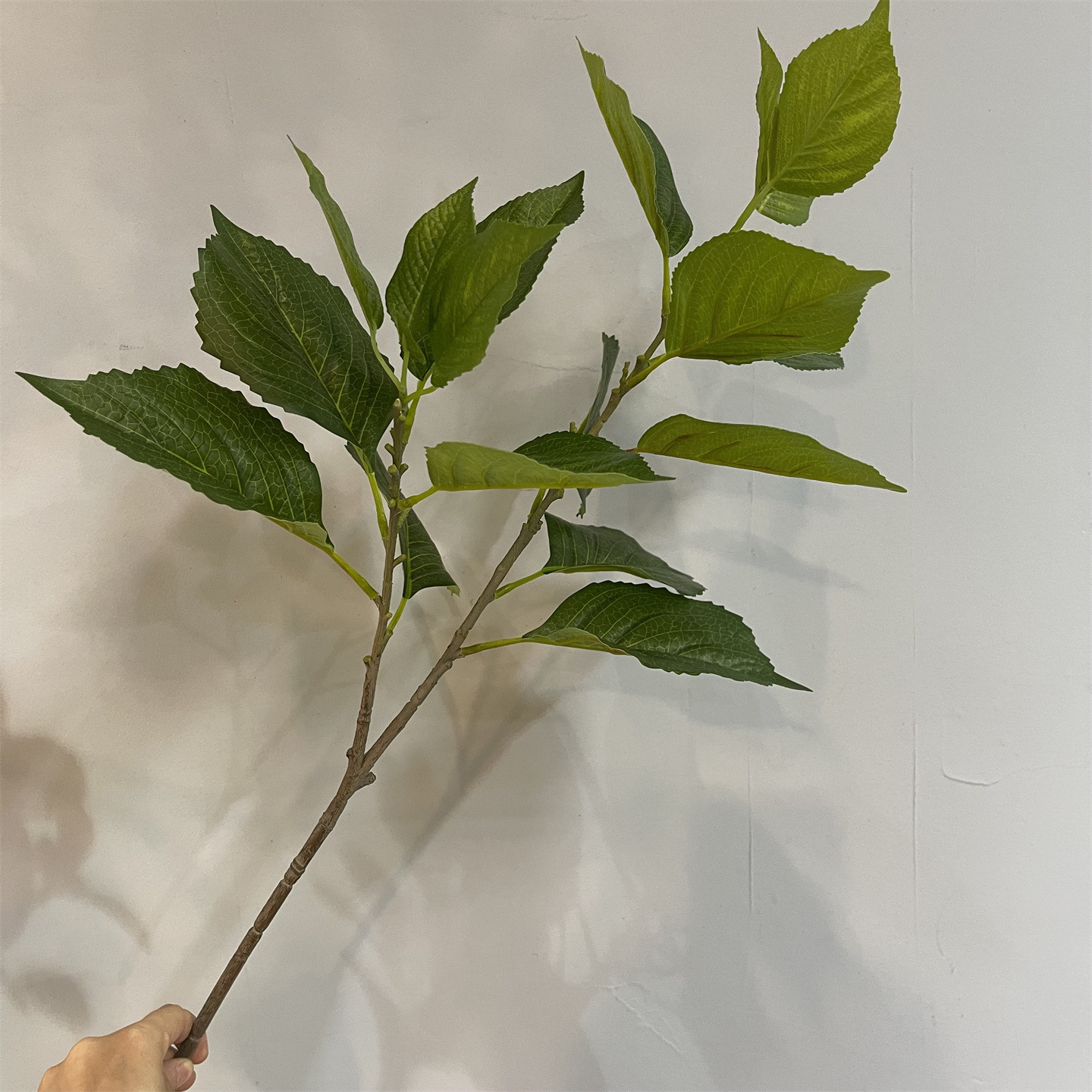 Artificial Leaves with Realistic Texture, Mulberry Leaves, Hydrangea Green Leaves, Indoor Decoration, Fake Flowers, Floral Arrangements, Artificial Flowers