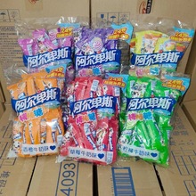 阿尔卑斯棒棒糖24支透明包装葡萄草莓多种水果味硬糖喜糖节日礼物