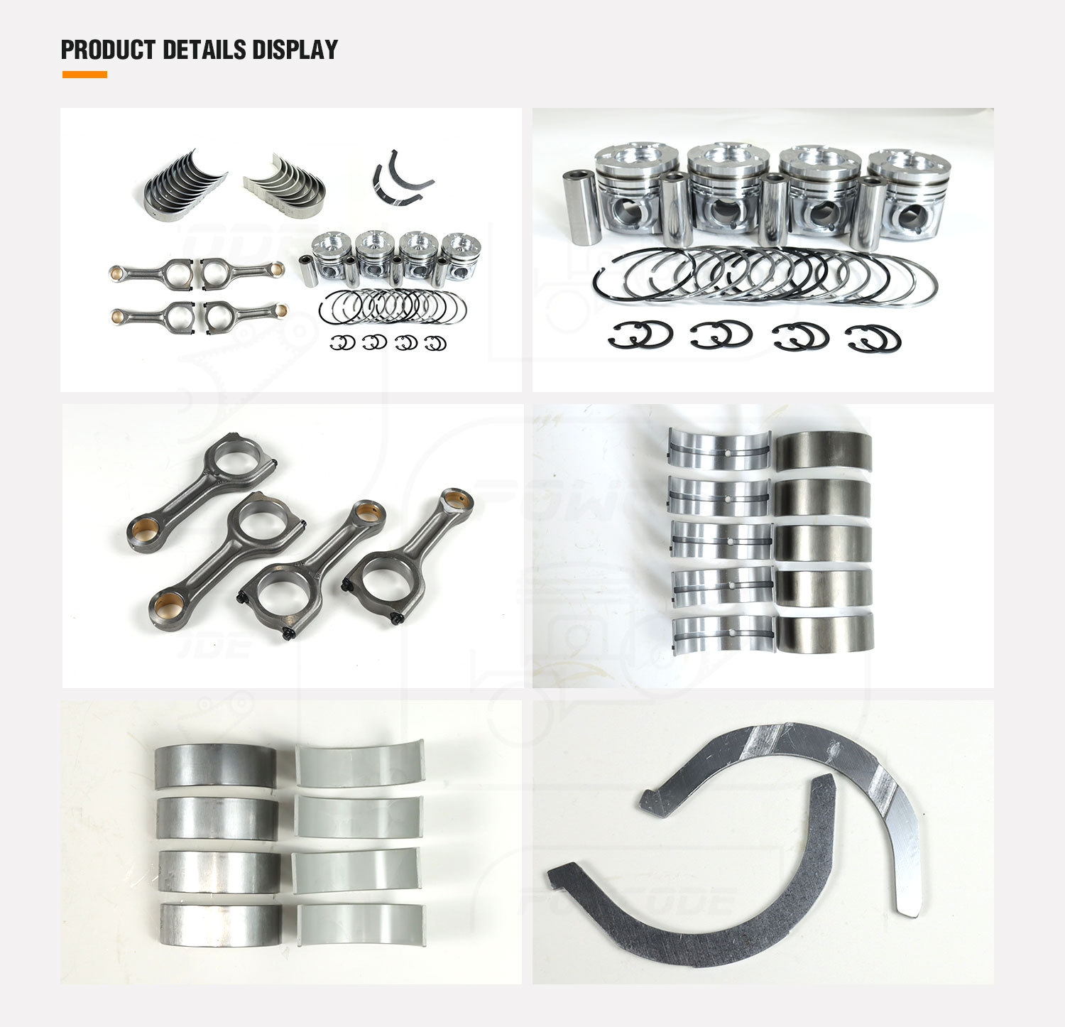 0628R4 Is Suitable for Peugeot Citroen Dv6 1.6Hdi 16V Engine Connecting Rod Piston Bearing Std