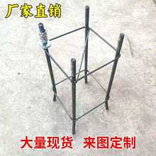 预埋件路灯杆基础底座地脚螺栓铁板监控杆预埋地桩固定架支架脚架