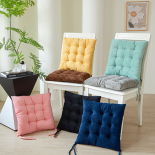 Cross-Border Foreign Trade Popular Wholesale Velvet Vertical Stripes Comfortable Cushion Student Car Summer Tea Chair Butt Cushion