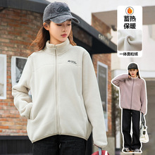 A6初中生奥粒绒外套少女大童高中学生加厚上衣冬季初中生校服内搭