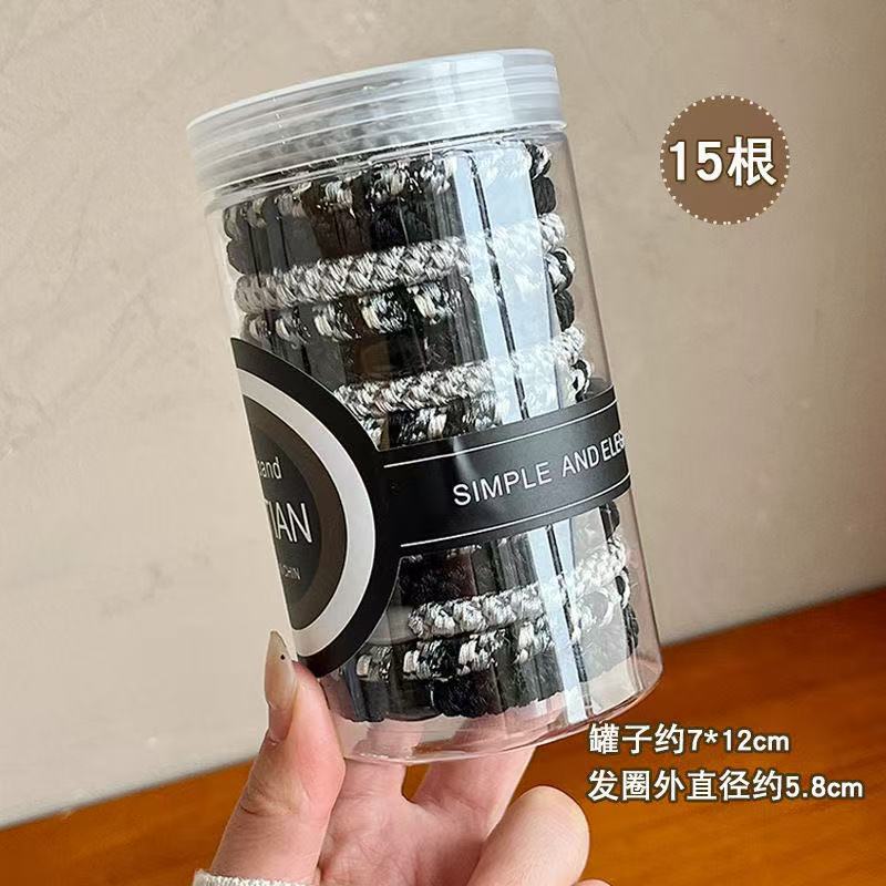 高弹力发圈女皮筋扎头发绳高马尾加粗耐用无痕头绳高端不伤发头饰|undefined