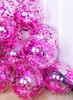 Transparent nail sequins contains rose, electric colorful balloon, 12inch, pink gold