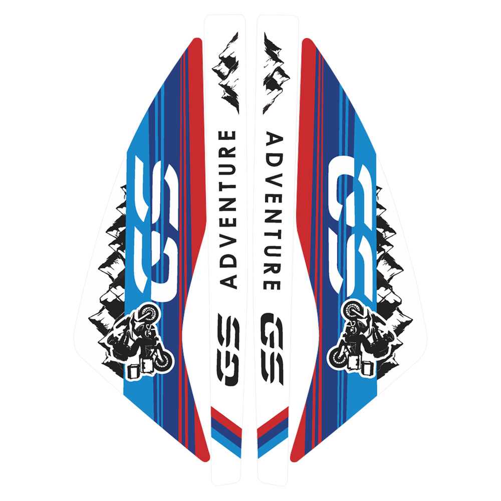 Adecuado para motocicletas BMW R1200GS 1250GS calcomanías de mano para decoración y embellecimiento del cuerpo calcomanías creativas