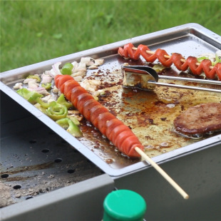 Butterfly Roasted 430 Material Stainless Steel Bakeware Pan Fried Tofu Baked Eggs 30 Long Thick 1.0 Teppanyaki