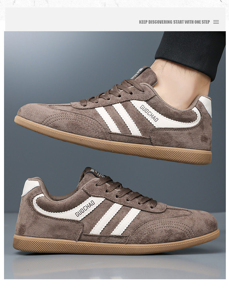 Giày sneaker nam cổ thấp thoáng khí phong cách retro, đế mềm, gót thấp 1–3 cm — 5516 màu kaki, 5516 màu đen, 5516 nâu chi tiết 18