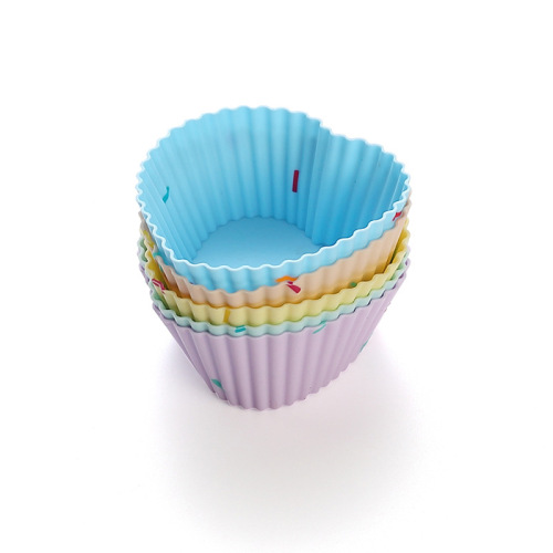 Factory new 20 pack silicone muffin cup small cake cup baking mold white jelly pudding mold wholesale