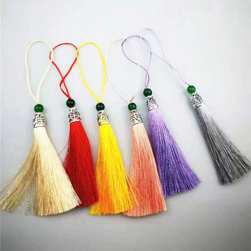 Metal bag with tassels, decorations, accessory, accessories, 8 cm