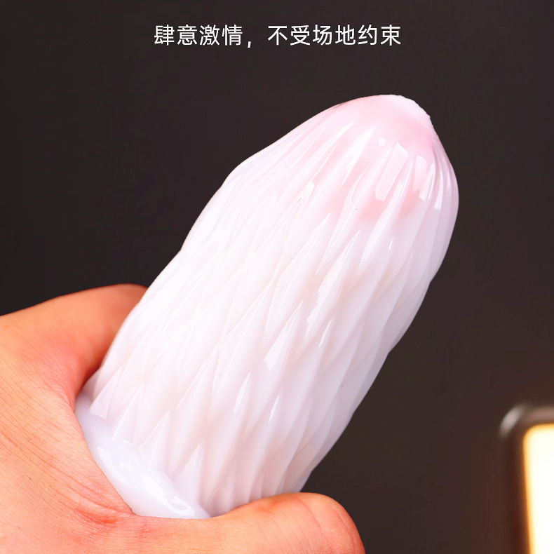 Men’s Portable Mini Pocket Masturbator Cup, Anime-Themed Jelly TPE Manual Stroker, 3-Pack — detail image 11