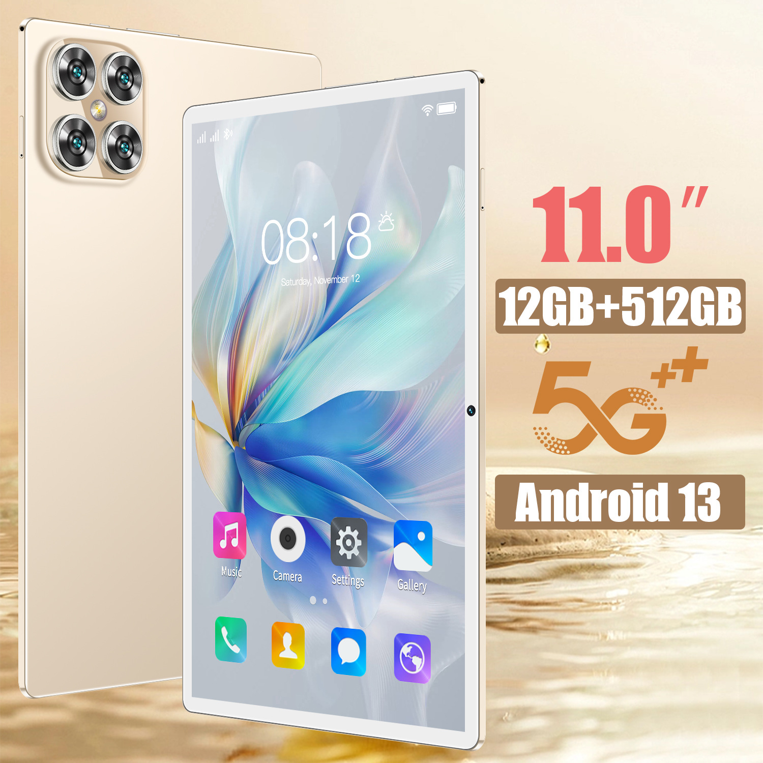 5G Tablet New HD Full Screen pad Notebook Tablet 2-in -1 Game Office Online Learning