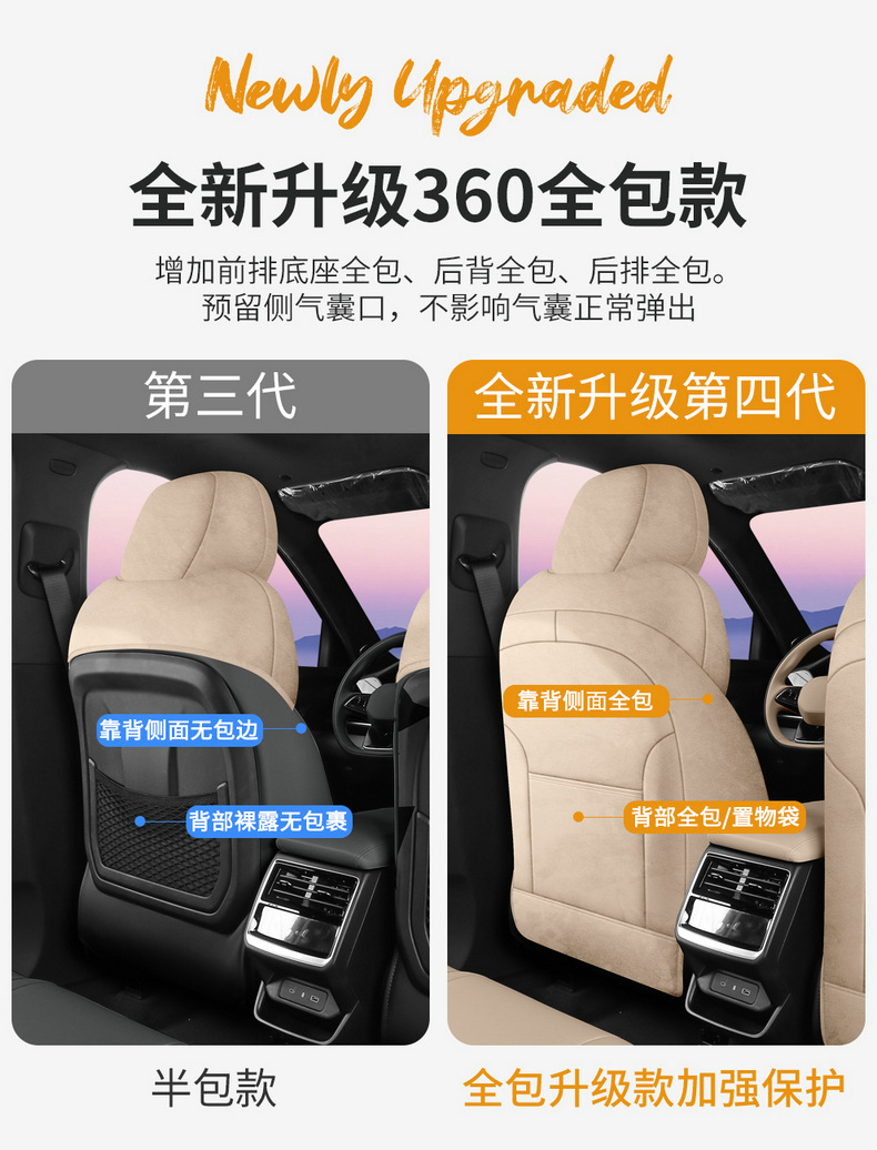 2026 Geely Xingyue L Oriental Yao Special Car Seat Cushion Rams All-Inclusive All-Season Breathable Seat Cover
