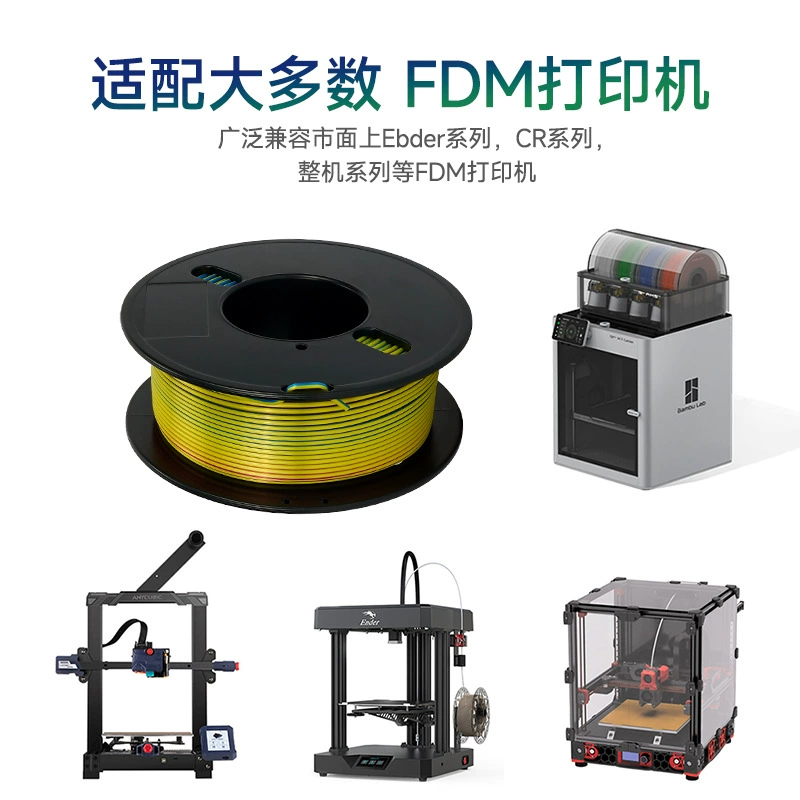 Многоцветный совместимый принтер, 3D-печать, PLA, 1,75 мм, 200 г, 250, 250 г, FDM