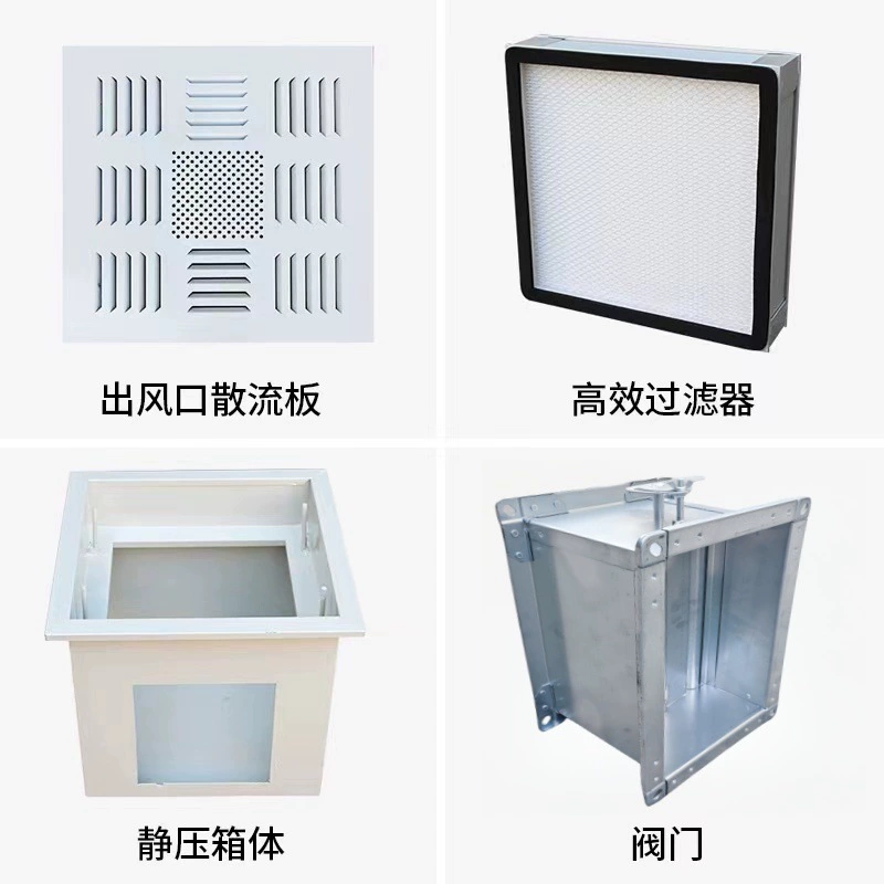 Высокоэффективное воздуховодное отверстие четыре комплекта высокоэффективного фильтра статического давления