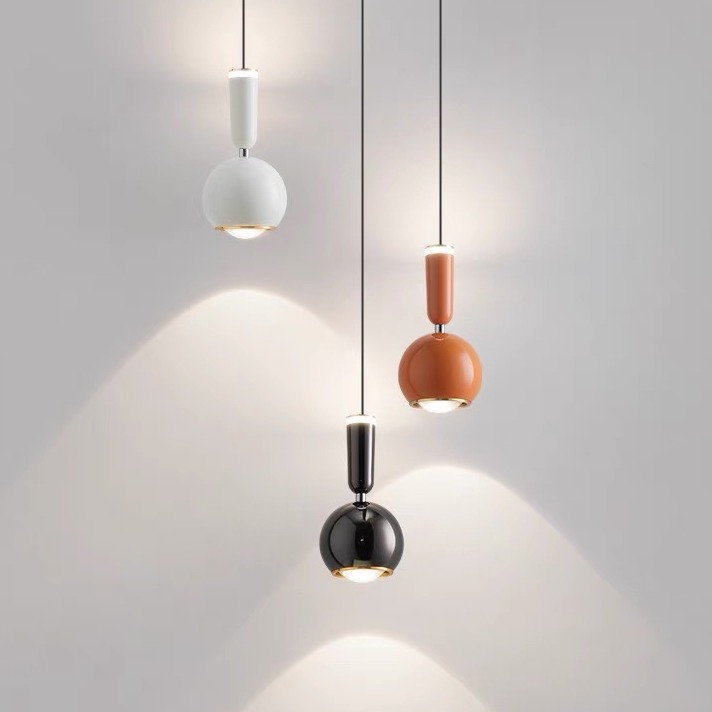 Bar simple estudio cabecera pequeña línea de suspensión elevación ventana lámpara porche dormitorio comedor crema puede ser creativo y moderno