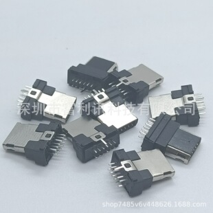 MINI USB12P���^ ������F��/�p�����_ ����USB 12P/14P���^