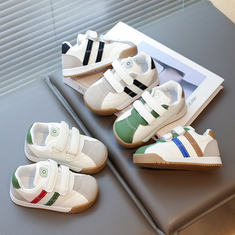 Niños Gump zapato 2025 primavera y otoño nuevo estilo coreano zapatos de suela suave para niños zapatos deportivos para niños pequeños