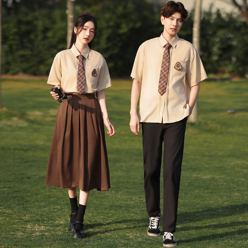 Summer New College Style Junior Senior high school Student Games Chorus Performance Class Uniform Graduation Season Photo School Uniform suit