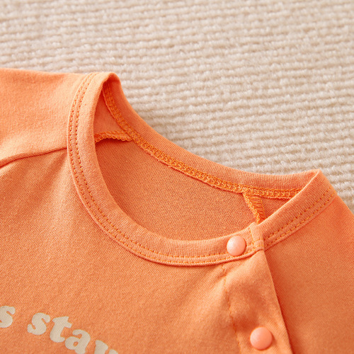 Ins-style infant onesie short-sleeve baby diaper cover rabbit outfit summer breathable cute hooded cross-border cotton