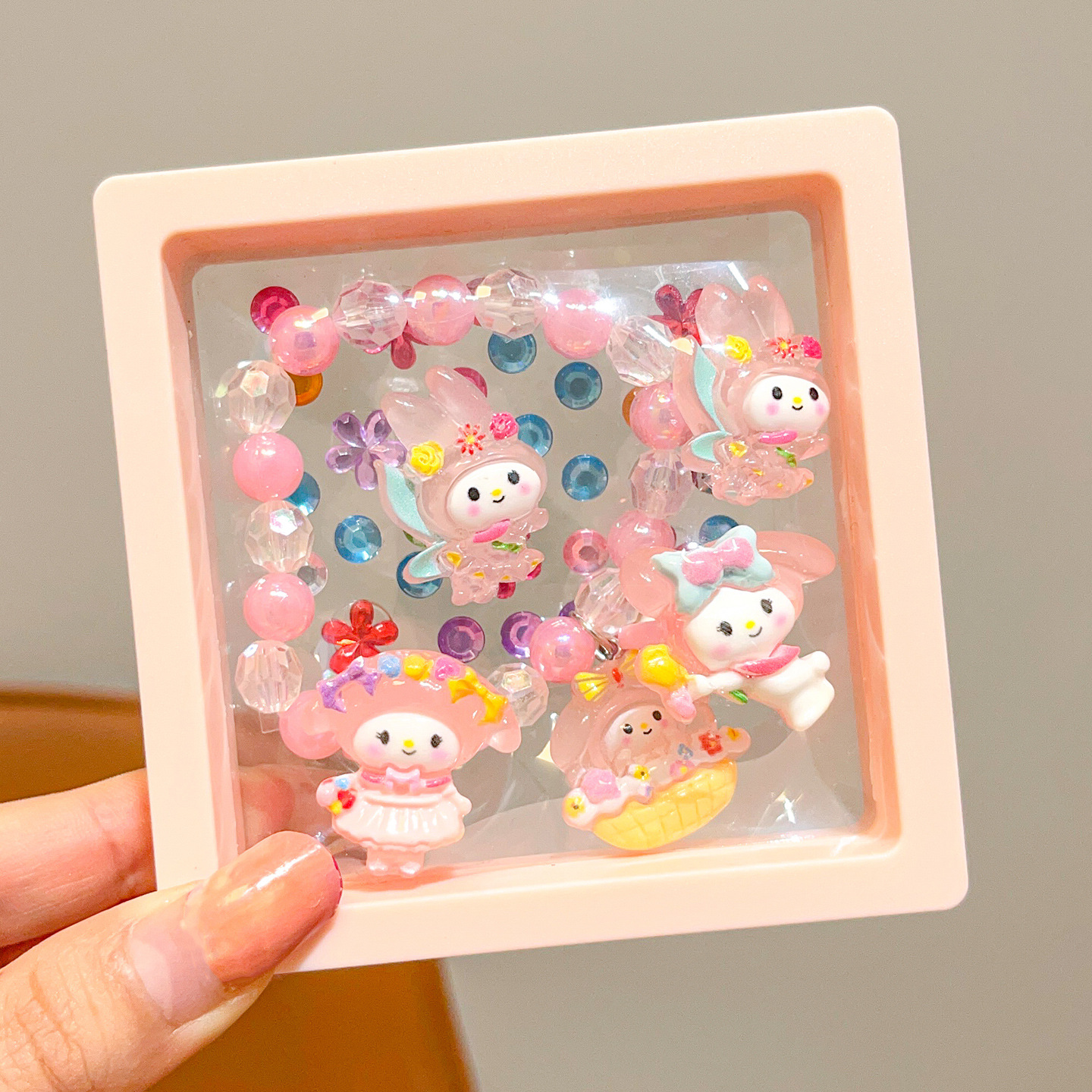 Linda niña nueva pulsera de princesa de dibujos animados niños Anna Aisha colgante pulsera cadena de joyería para niñas de nicho