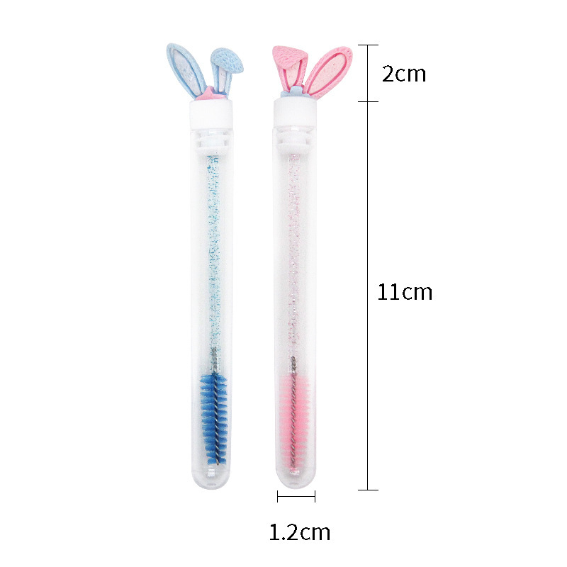 Cepillo de pestañas de comercio exterior cepillo de pestañas desechable cepillo de tubo de ensayo cepillo de barra de cristal cepillo de maquillaje cepillo de pestañas especial para pestañas