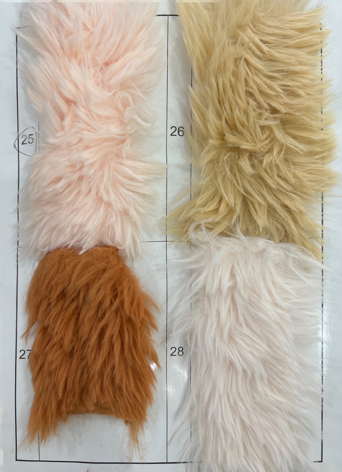 Inventario de 35 pv lana larga tela de lana de Corea del Sur tela de lana de león ropa de peluche juguetes de lana frita tela de peluche Haipai