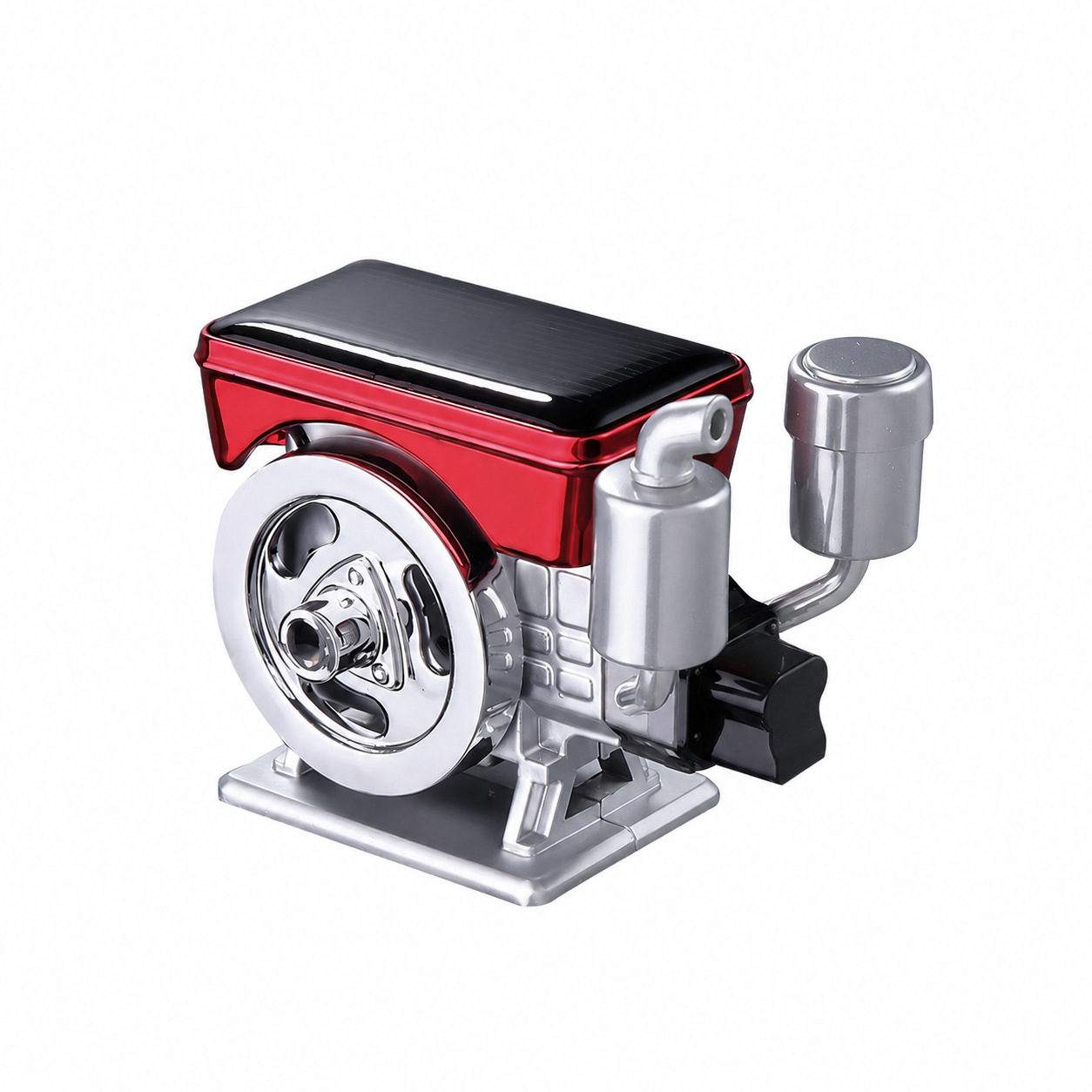 New car fragrance diffuser, long-lasting fragrance and odor-removing ornament for the car, solar-powered automatic rotating car fragrance