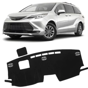 Custom-made for Toyota Sienna, the dashboard mat is made of suede and provides sun protection and light shielding