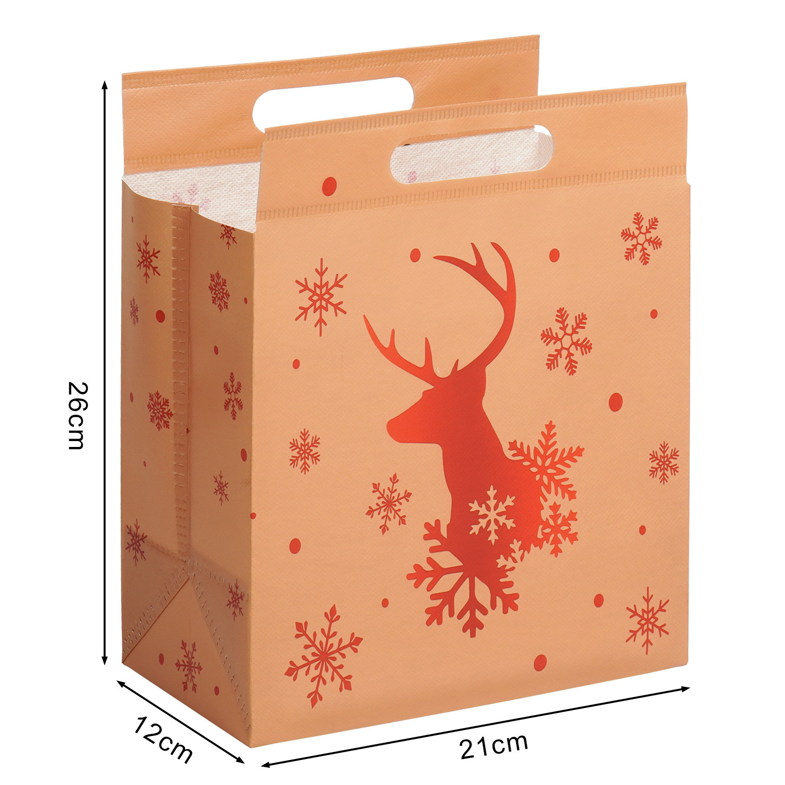 Engrosar las bolsas de Navidad no tejidas bolsas de regalo grandes bolsas de regalo promoción de tiendas de centros comerciales bolsas de mano se pueden imprimir logotipos image 14