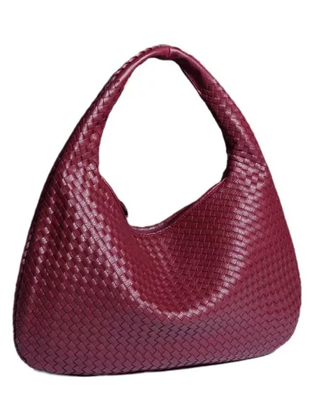 Autumn and Winter New Crescent Women's Bag Hand-woven Handheld Dumpling Bag Fashionable All-match Style Shoulder Underarm Bag Cross-border