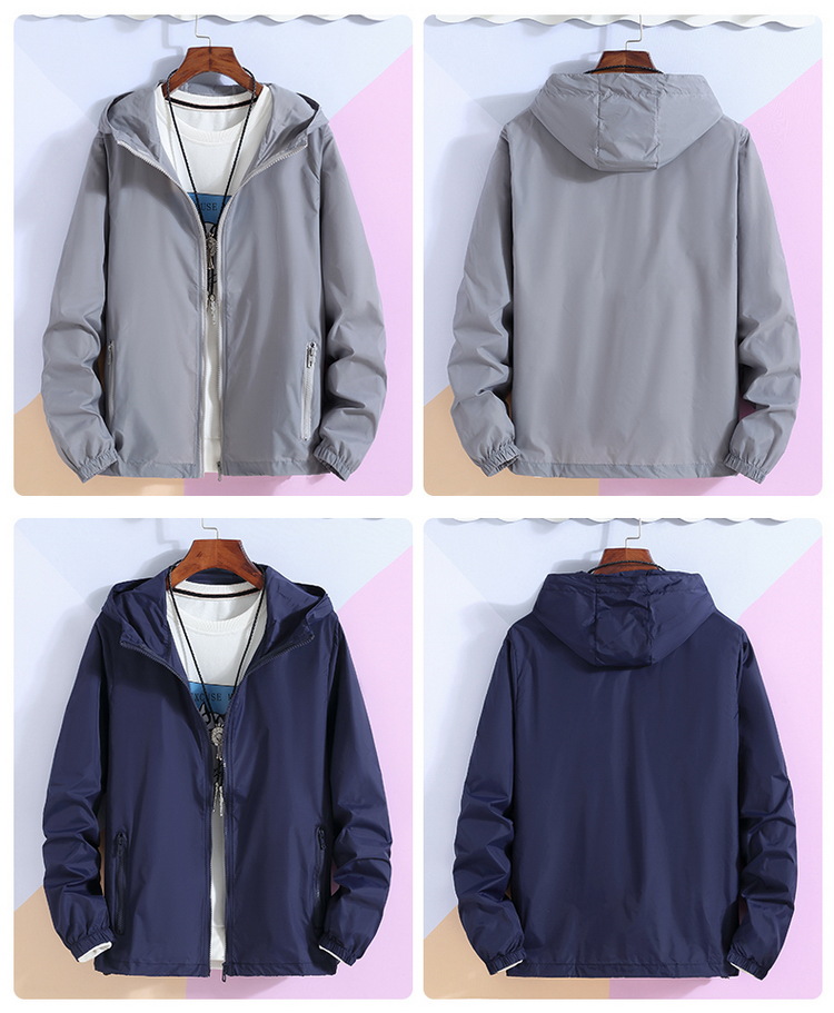 Entrega de una pieza de verano estilo coreano de moda chaqueta delgada de los hombres guapos ropa casual estudiante todo-fósforo trench Coat